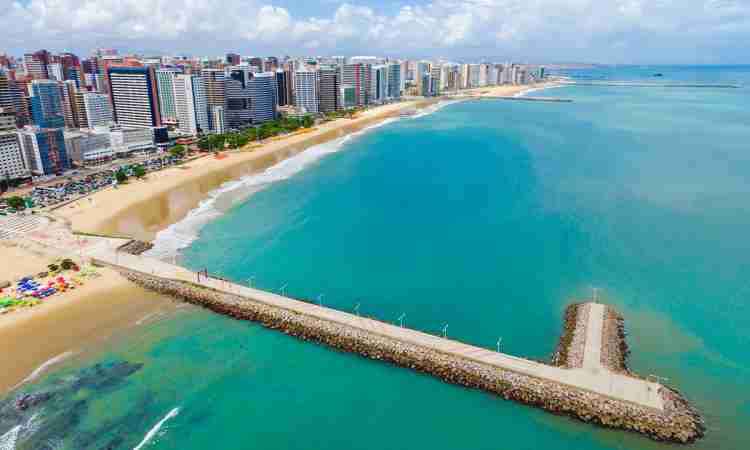 Fortaleza é o 2º destino mais buscado do Brasil para férias de julho de 2026